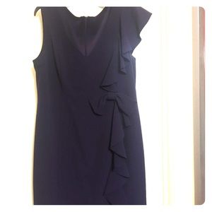 Beautiful Plum sleeveless dress with a pretty bow